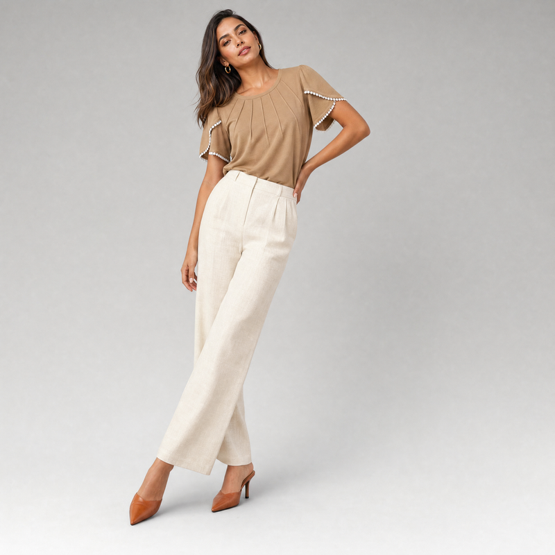 Vanessa White Blouse | Women's Casual Summer Top