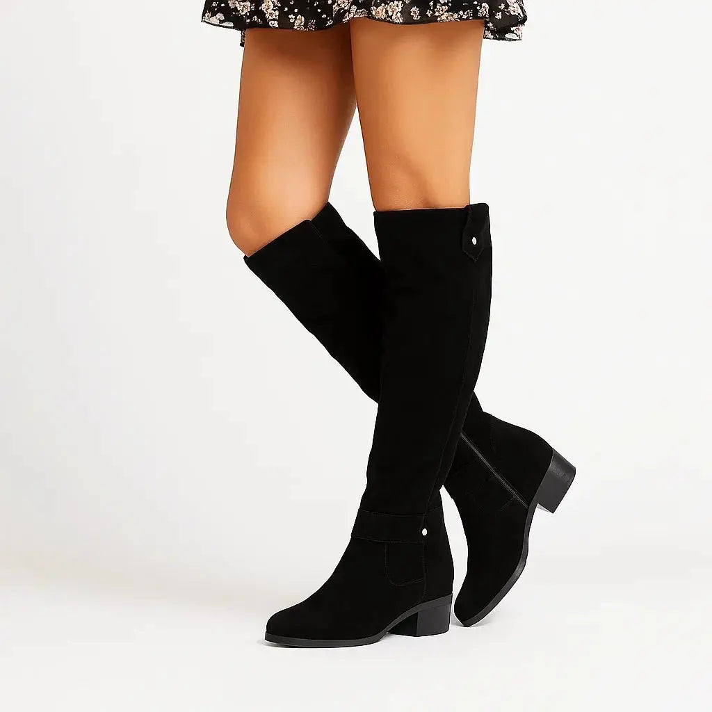Women's knee high boots detail
