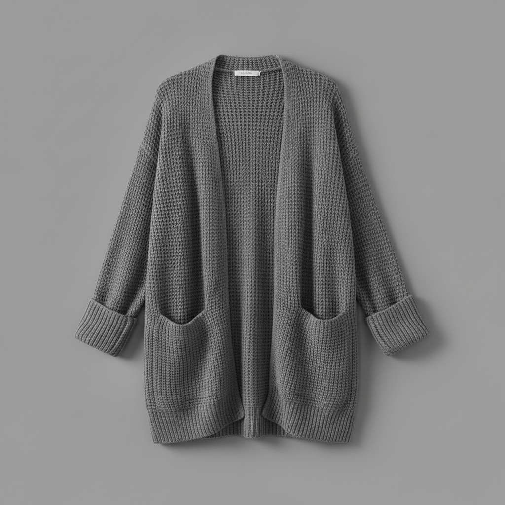 Elegant Black Women's Cardigan | Stylish Layering Piece