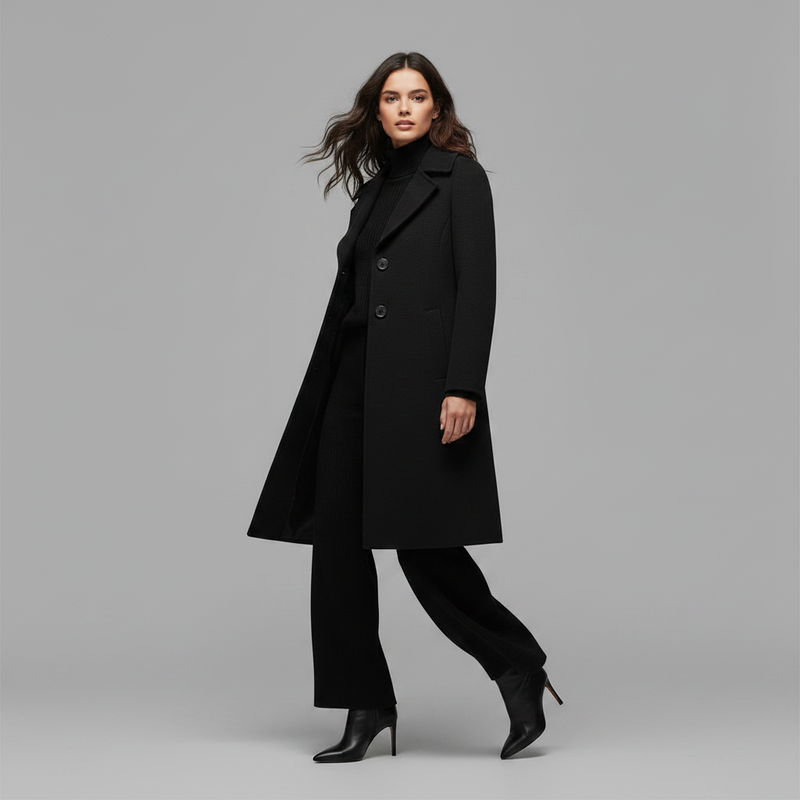 Elegant Wool Coat | Women's Winter Outerwear
