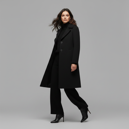 Elegant Wool Coat | Women's Winter Outerwear
