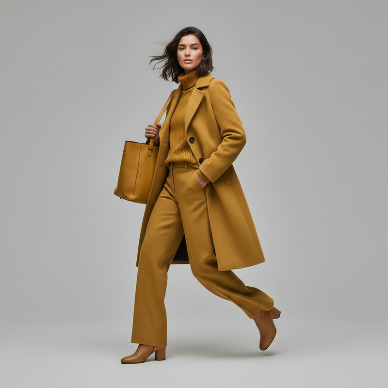 Elegant Wool Coat | Women's Winter Outerwear