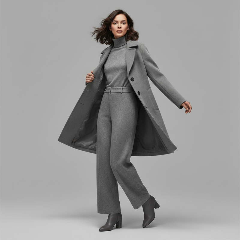 Elegant Wool Coat | Women's Winter Outerwear