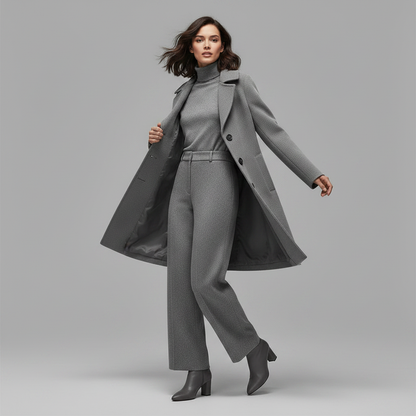 Elegant Wool Coat | Women's Winter Outerwear