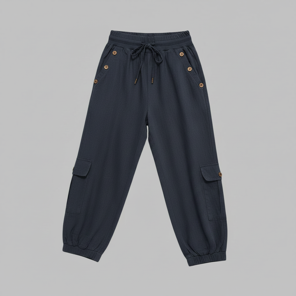 Jana Pants | Women's Black Casual Trousers