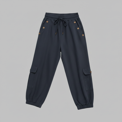 Jana Pants | Women's Black Casual Trousers