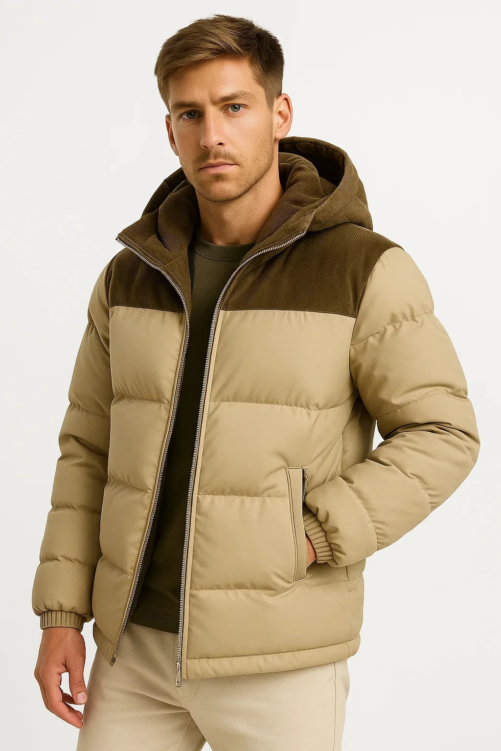 Men's Lightweight Slim Fit Hooded Jacket