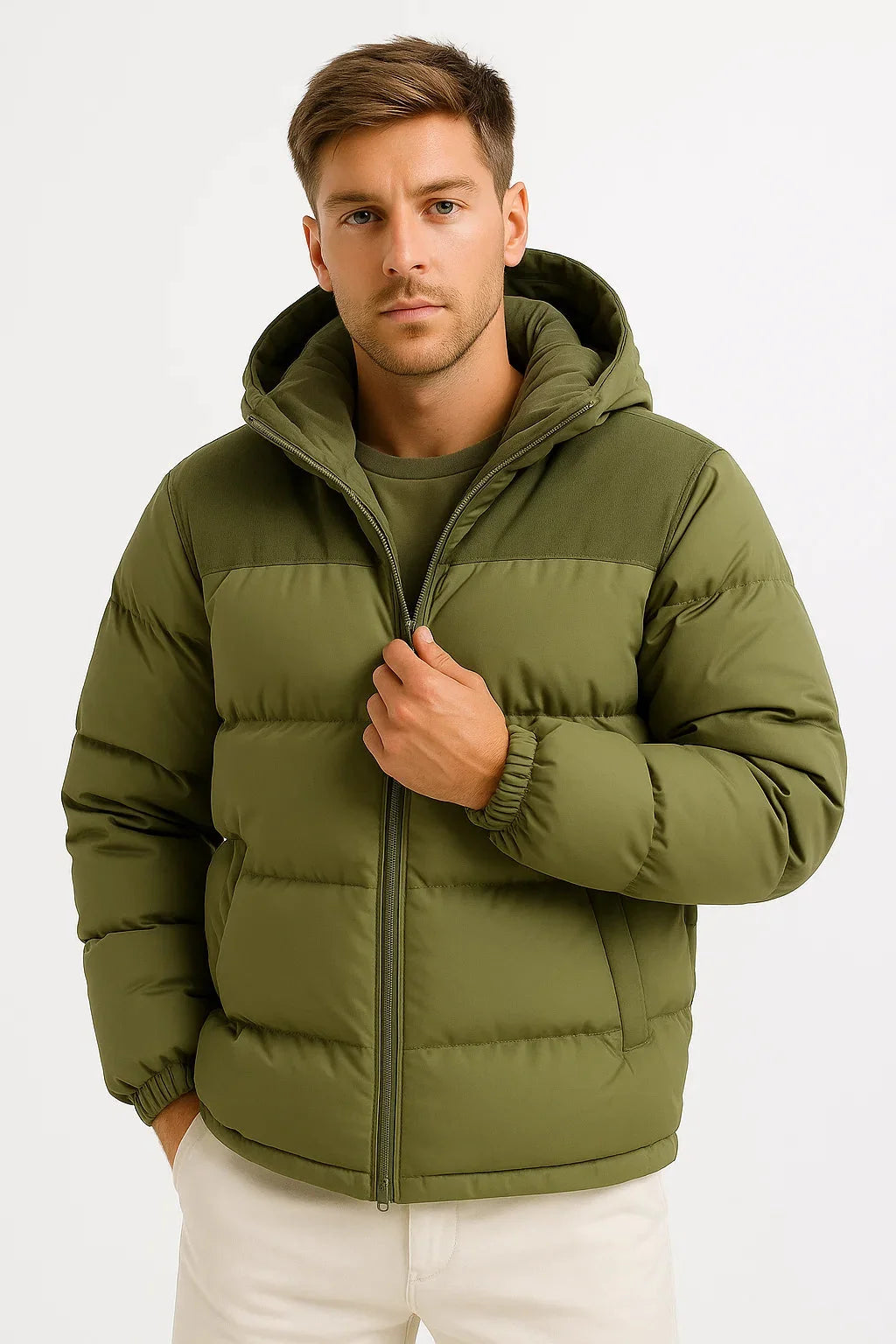 Men's Lightweight Slim Fit Hooded Jacket