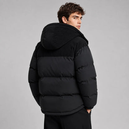 Men's Padded Hooded Oversized Winter Puffer Jacket