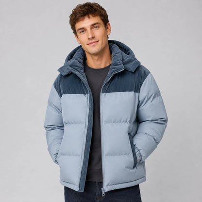 Men's Padded Hooded Oversized Winter Puffer Jacket