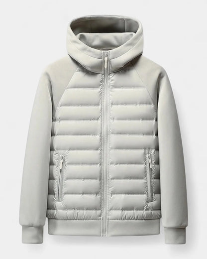 Men's Quilted Hooded Winter Jacket