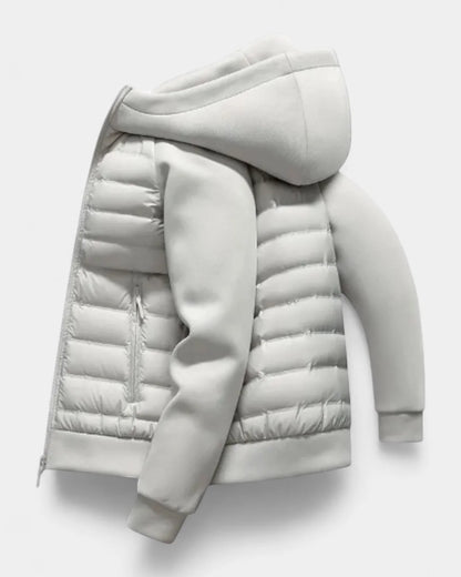 Men's Quilted Hooded Winter Jacket