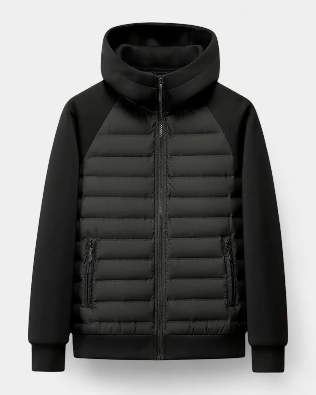 Men's Quilted Hooded Winter Jacket