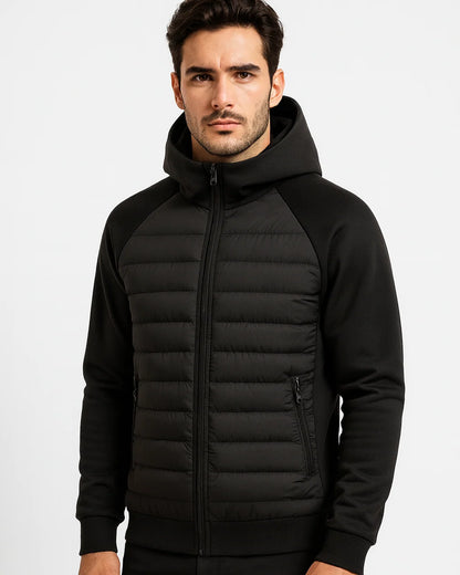 Men's Quilted Hooded Winter Jacket