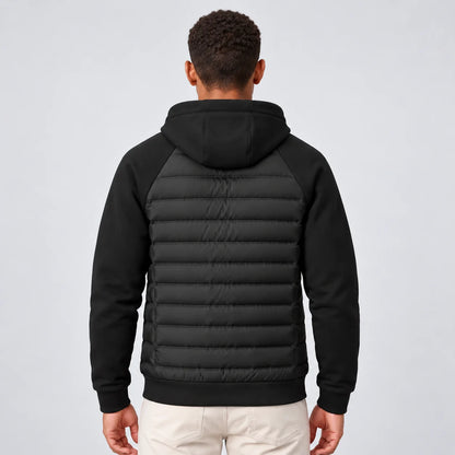 Men's Quilted Hooded Winter Puffer Jacket
