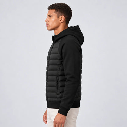 Men's Quilted Hooded Winter Puffer Jacket