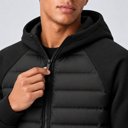 Men's Quilted Hooded Winter Puffer Jacket