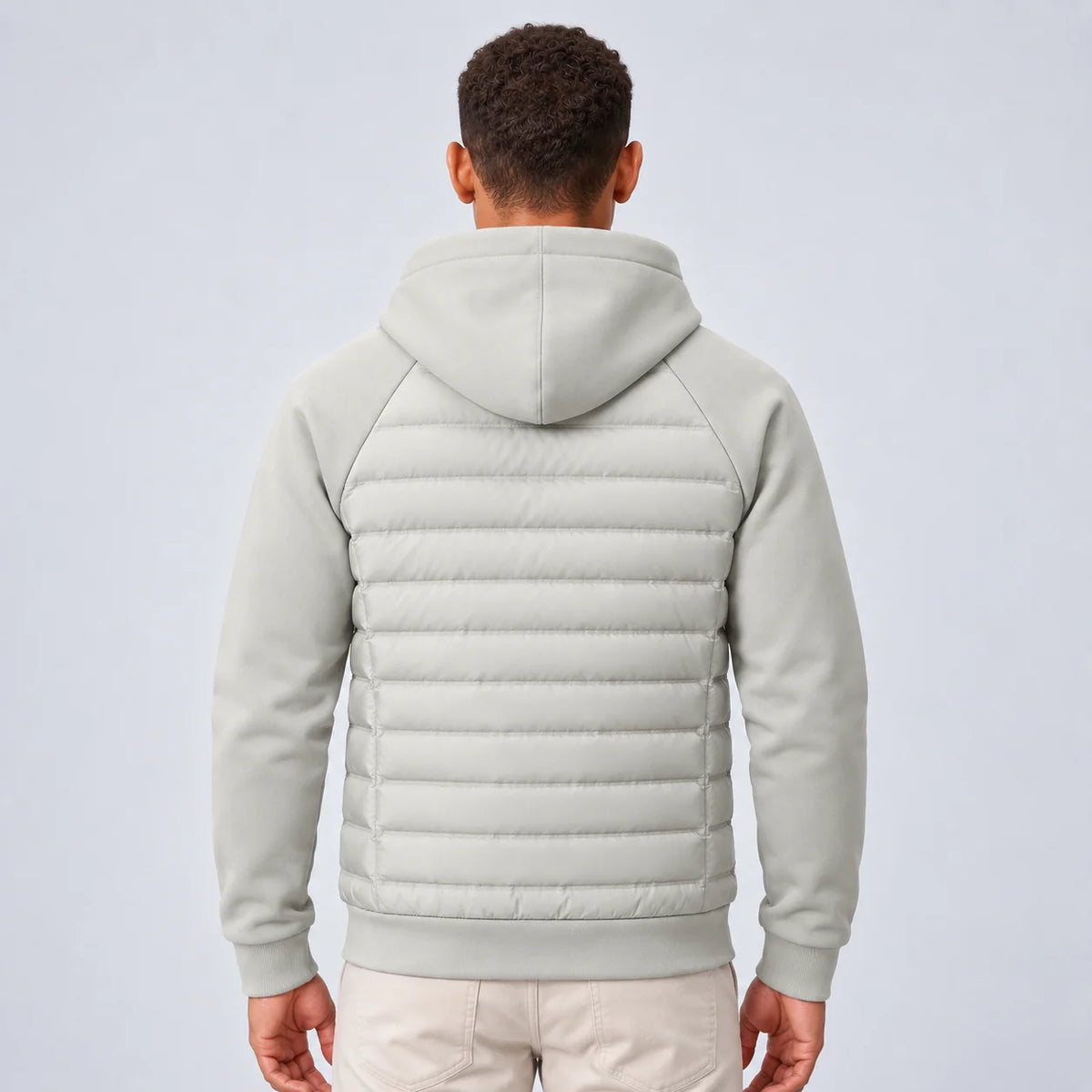 Men's Quilted Hooded Winter Puffer Jacket