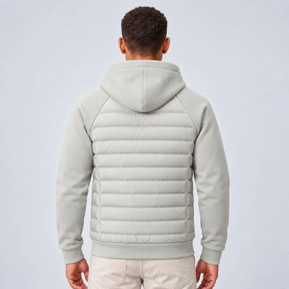 Men's Quilted Hooded Winter Puffer Jacket