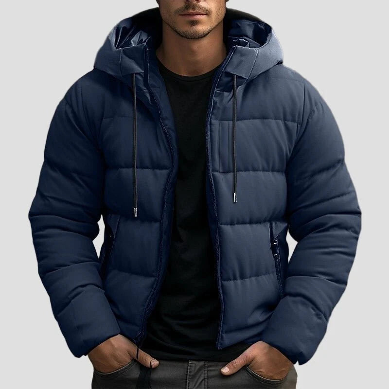 Men's Quilted Water-Resistant Winter Puffer Jacket 0