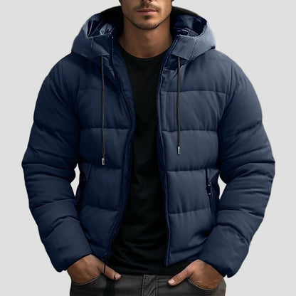 Men's Quilted Water-Resistant Winter Puffer Jacket 0