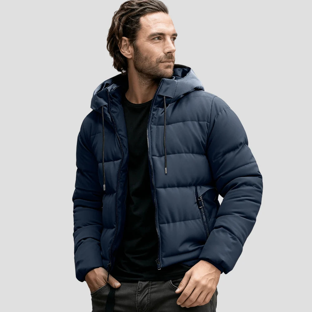 Men's Quilted Water-Resistant Winter Puffer Jacket 1
