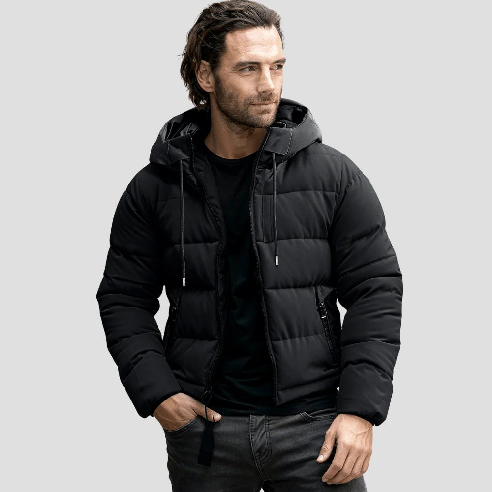 Men's Quilted Water-Resistant Winter Puffer Jacket 3