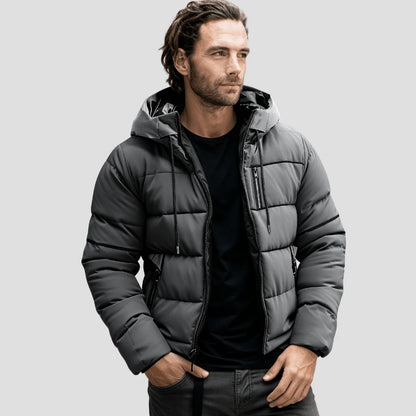 Men's Quilted Water-Resistant Winter Puffer Jacket 5