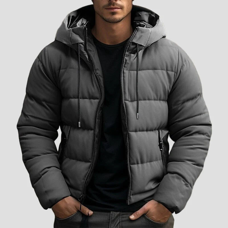 Men's Quilted Water-Resistant Winter Puffer Jacket 7