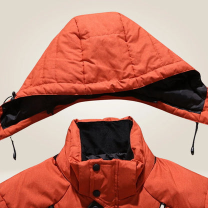 Men's Water-Resistant Hooded Winter Parka Jacket