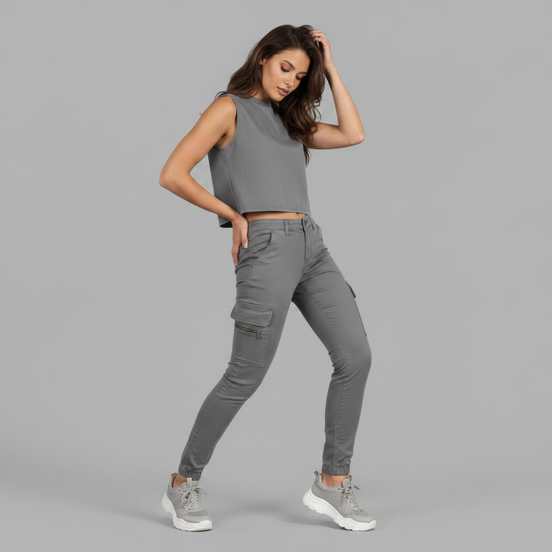 Modern Black Cargo Pants for Women | Stylish Urban Trousers