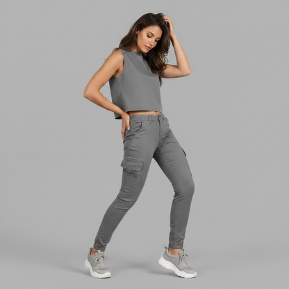 Modern Black Cargo Pants for Women | Stylish Urban Trousers
