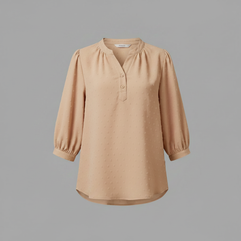 Silk Patchwork Blouse | Women's Long Sleeve Fashion Top