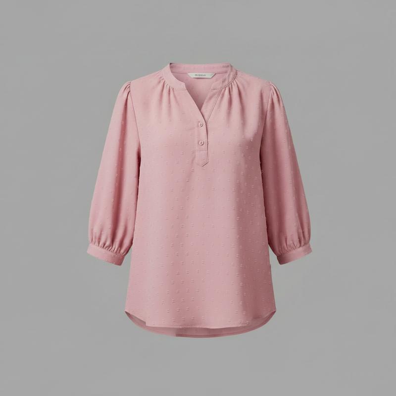 Silk Patchwork Blouse | Women's Long Sleeve Fashion Top