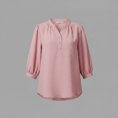 Silk Patchwork Blouse | Women's Long Sleeve Fashion Top