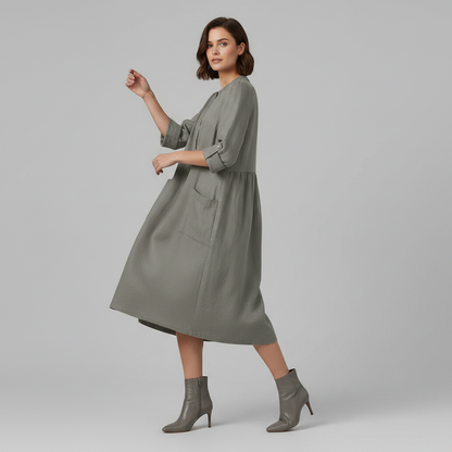 Tina | Women's Plus Size Leisure Dress in Soft Fabric
