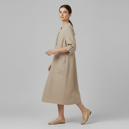 Tina | Women's Plus Size Leisure Dress in Soft Fabric