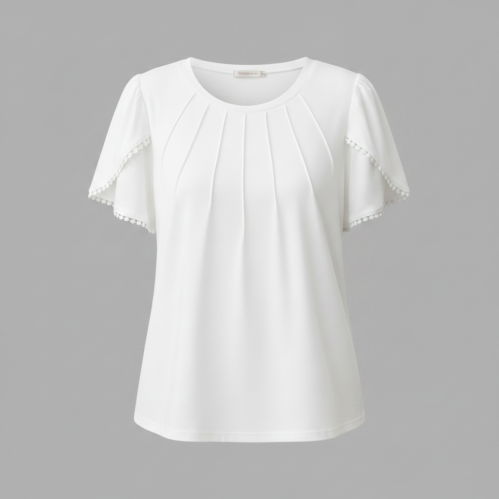 Vanessa White Blouse | Women's Casual Summer Top