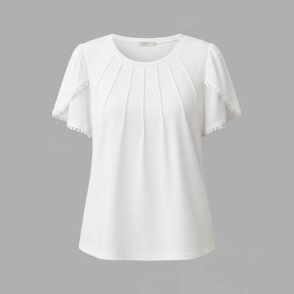 Vanessa White Blouse | Women's Casual Summer Top