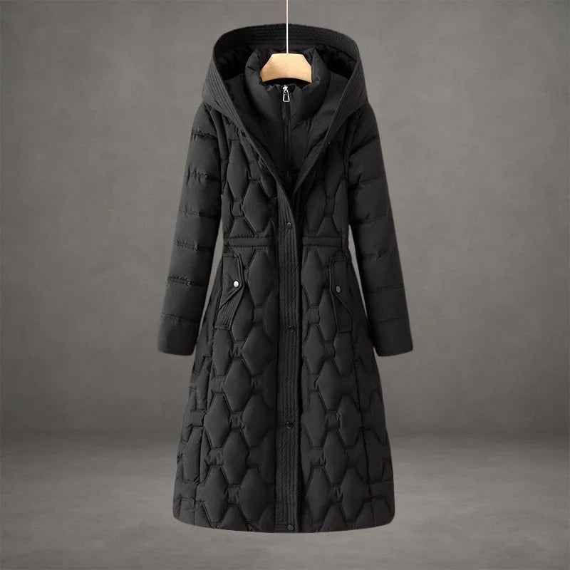 Women's Cozy Hooded Longline Winter Coat 3