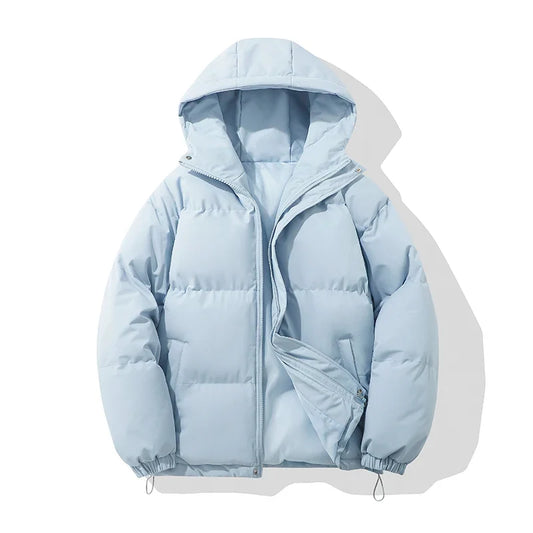Unisex Cozy Hooded Quilted Jacket