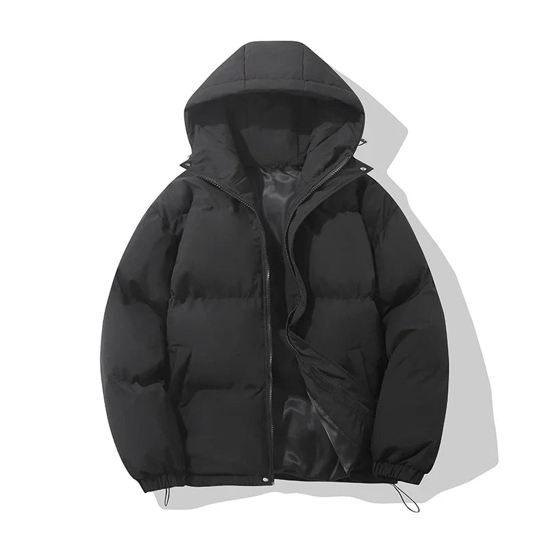 Unisex Cozy Hooded Quilted Jacket