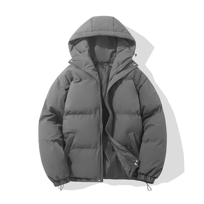 Unisex Cozy Hooded Quilted Jacket