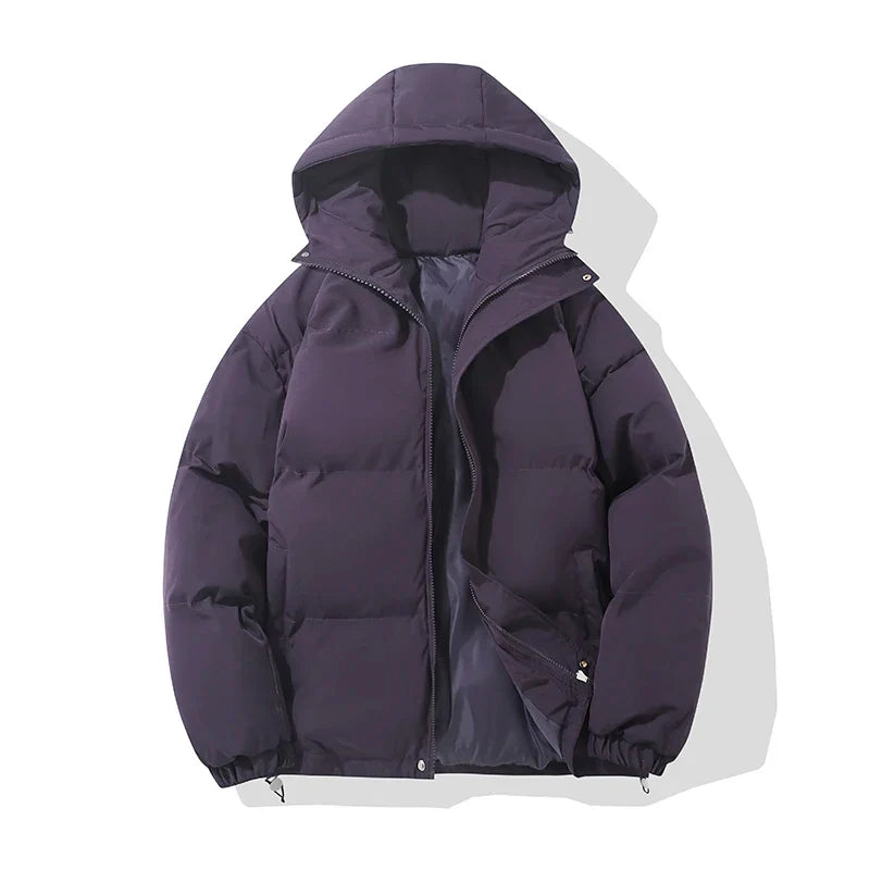 Unisex Cozy Hooded Quilted Jacket