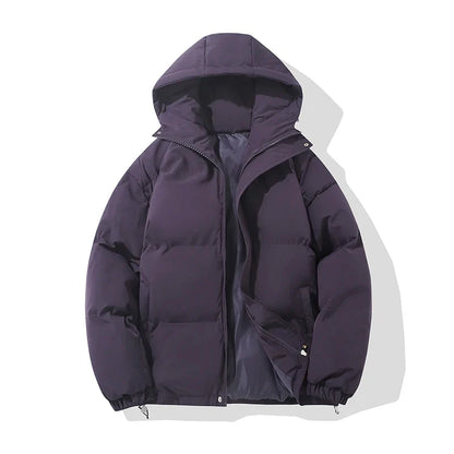 Unisex Cozy Hooded Quilted Jacket