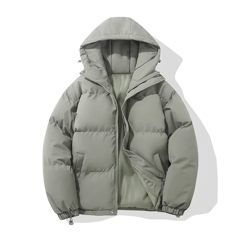 Unisex Cozy Hooded Quilted Jacket