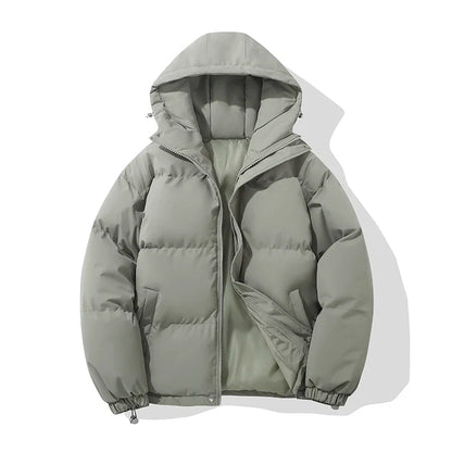 Unisex Cozy Hooded Quilted Jacket
