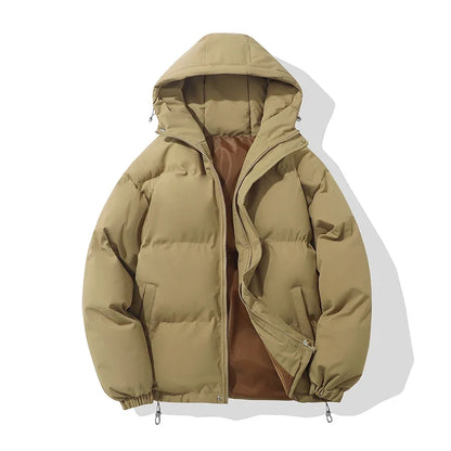 Unisex Cozy Hooded Quilted Jacket