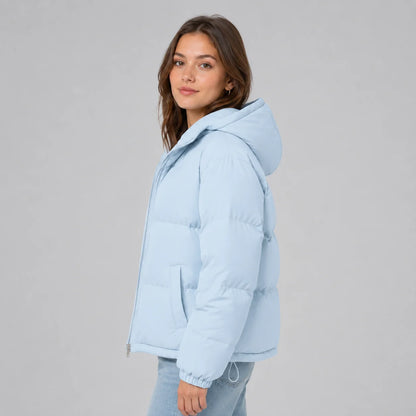 Unisex Cozy Hooded Quilted Jacket