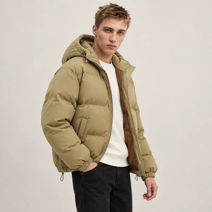 Unisex Cozy Hooded Quilted Jacket